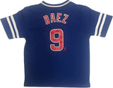 Chicago Cubs Javier Baez #9 Boy's Youth Pullover Baseball Jersey XS 4/5