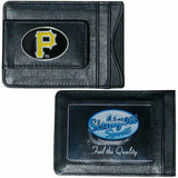 Pittsburgh Pirates MLB Baseball Leather Money Clip Cash & Card Holder