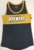 Milwaukee Brewers MLB Women's Ringer Tank Top Choose Size