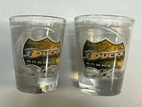 Anaheim Ducks NHL HI-DEF Enhanced Etched 2oz Shot Glass Set of 2
