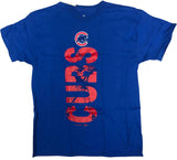 Chicago Cubs MLB Boy's Short Sleeve T-Shirt Blue Large 14/16