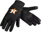 Houston Astros MLB Technology Texting Gloves NEW One Size Fits Most FOCO