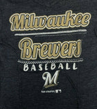 Milwaukee Brewers Baseball Girl's Short Sleeve T-Shirt 6/6X Blue
