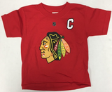 Chicago Blackhawks NHL Boy's Jonathan Toews #19 T-Shirt Small (4)