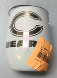 Chicago Bears NFL Vacuum Insulated 12oz Curved Tumbler with Lid WHITE