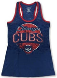 Campus Lifestyle Chicago Cubs Women's Fully Sheer White Tank Top XS 0/2