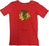 Chicago Blackhawks Boy's NHL Short Sleeve T-Shirt XS 4/5 Red