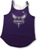 Charlotte Hornets NBA Women's Heather Purple Tank Top