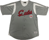 Chicago Cubs MLB TRUE FAN Full Button Men's Baseball Jersey XL