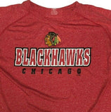 Chicago Blackhawks Men's Long Sleeve T-Shirt Dri-Fit Red Small 34/36