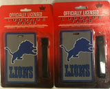 Detroit Lions Travel Bag Tag Luggage ID NFL -  SET OF 2