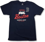 Boston Red Sox MLB Men's Crew Neck Short Sleeve Navy T-Shirt SMALL
