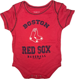 Boston Red Sox Baseball MLB Boy's 1 Piece Bodysuit Creeper Set 0/3 Months
