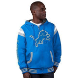 Detroit Lions NFL G-III NFL Men's Reversible Hooded Full Zip Jacket LARGE