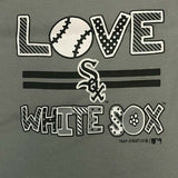 Chicago White Sox Girls Three Piece Bodysuit Set  0/3 Months