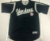 New York Yankees MLB Full Button Dri Fit Men's Baseball Jersey LARGE