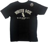 Chicago White Sox Boy's Short Sleeve Cotton Dri T-Shirt Black