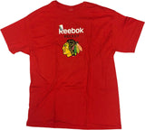 Chicago Blackhawks Reebok Men's NHL Short Sleeve T-Shirt Large Red