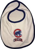 Chicago Cubs MLB Baseball Baby Bib Newborn Size 100% Cotton NEW