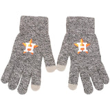 Houston Astros MLB Gray Texting Gloves NEW One Size Fits Most FOCO