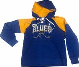 NFL St. Louis Blues Men's Distressed Hoodie Large 42/44 Blue