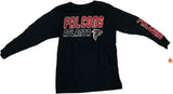 Atlanta Falcons Boys Long Sleeve T-Shirt Small 6/7 Black