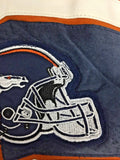 GIII Denver Broncos NFL Men's Full Zip Suede Leather Jacket NWT X-LARGE