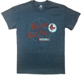 Boston Red Sox Classic Logo Men's Short Sleeve T-Shirt Blue Small