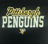 NHL Pittsburgh Penguins Boy's Short Sleeve Dry Fabric T-Shirt Black Medium 10/12