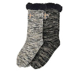 New Orleans Saints FOCO NFL Tall Non Slip Footy Slippers Socks Women's  2 PACK