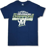 Milwaukee Brewers 2018 Division Champions Postseason Men's T-Shirt SMALL