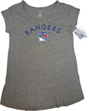 New York Rangers NHL Hockey Women's V-Neck T-Shirt Small 4/6