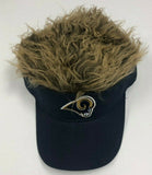 Los Angeles LA Rams NFL Flair Hair Licensed Visor NEW FREE SHIPPING