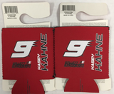 Kasey Kahne #9 Budweiser NASCAR Red Collapsible Can Cooler SET OF 2