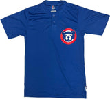 Chicago Cubs Boy's Dry Fabric Jersey Short Sleeve Shirt Small Blue
