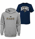 Los Angeles Rams Boy's Hoodie & T-Shirt Combo Set NEW CHOOSE SIZE