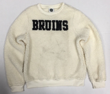 Boston Bruins NHL Women's Crew Neck Fuzzy Sherpa Sweatshirt Medium 8/10