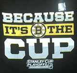 Boston Bruins Men's Because It's The Cup Stanley Cup Playoffs 2018 T-Shirt