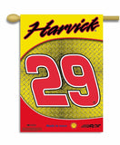 Kevin Harvick #29 NASCAR 2 Sided 28" x 40" Banner