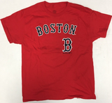 Dustin Pedroia #15 Boston Red Sox 2-Sided Boy's T-Shirt Large 14/16