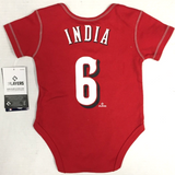 Jonathan India #6 Cincinnati Reds MLB Boy's 2-Sided Bodysuit Creeper 3/6 Months