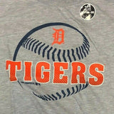 Detroit Tigers Boy's Short Sleeve T-Shirt Gray XL 16/18