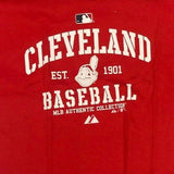 Majestic Cleveland Indians Established 1901 Vintage Boy'sT-Shirt Large 14/16