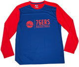Philadelphia 76ers Men's Long Sleeve Dry Fit XLBlue