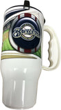 Milwaukee Brewers 16 Oz Commuter Travel Auto Mug with Lid
