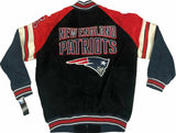 GIII New England Patriots Men's Full Zip Leather Jacket NWT 2X