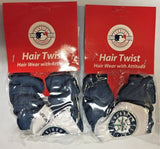 Seattle Mariners Hair Twist Scrunchie MLB - SET OF 2