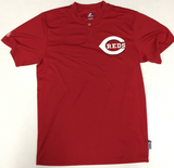 Majestic Cincinnati Reds 2-Button DRIFIT Men's Jersey Shirt SMALL