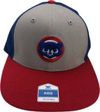 MLB Chicago Cubs Boy's Flatbill Adjustable Hat Blue