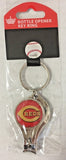 Cincinnati Reds MLB 3-IN-1 Keychain, Nail Clipper, Bottle Opener